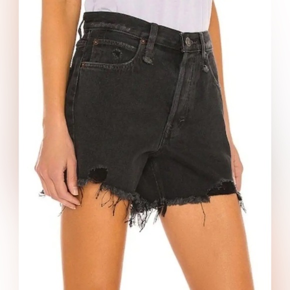 Free People Makai Cutoff Short in Washed Black Size 26 NWOT - Picture 2 of 8